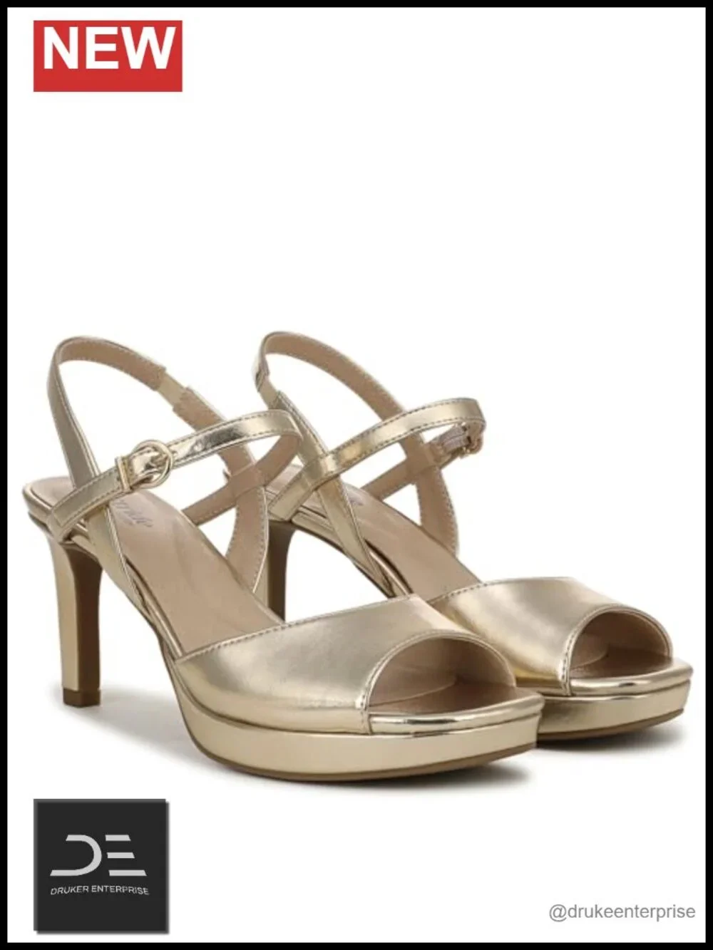 Comfortable Strappy Stiletto Heeled Sandals for Women by LifeStride